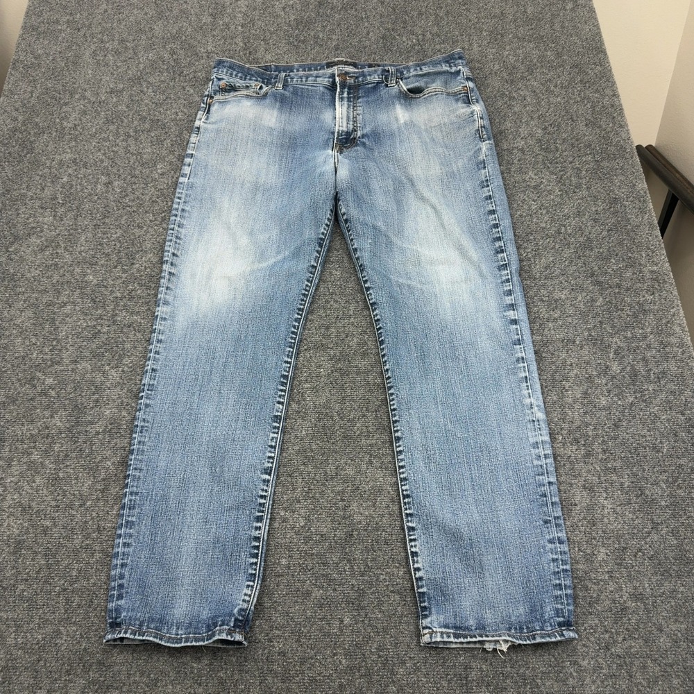 Lucky Brand Jeans Mens 38x32 Blue Cotton Denim 363 Straight Casual Classic
